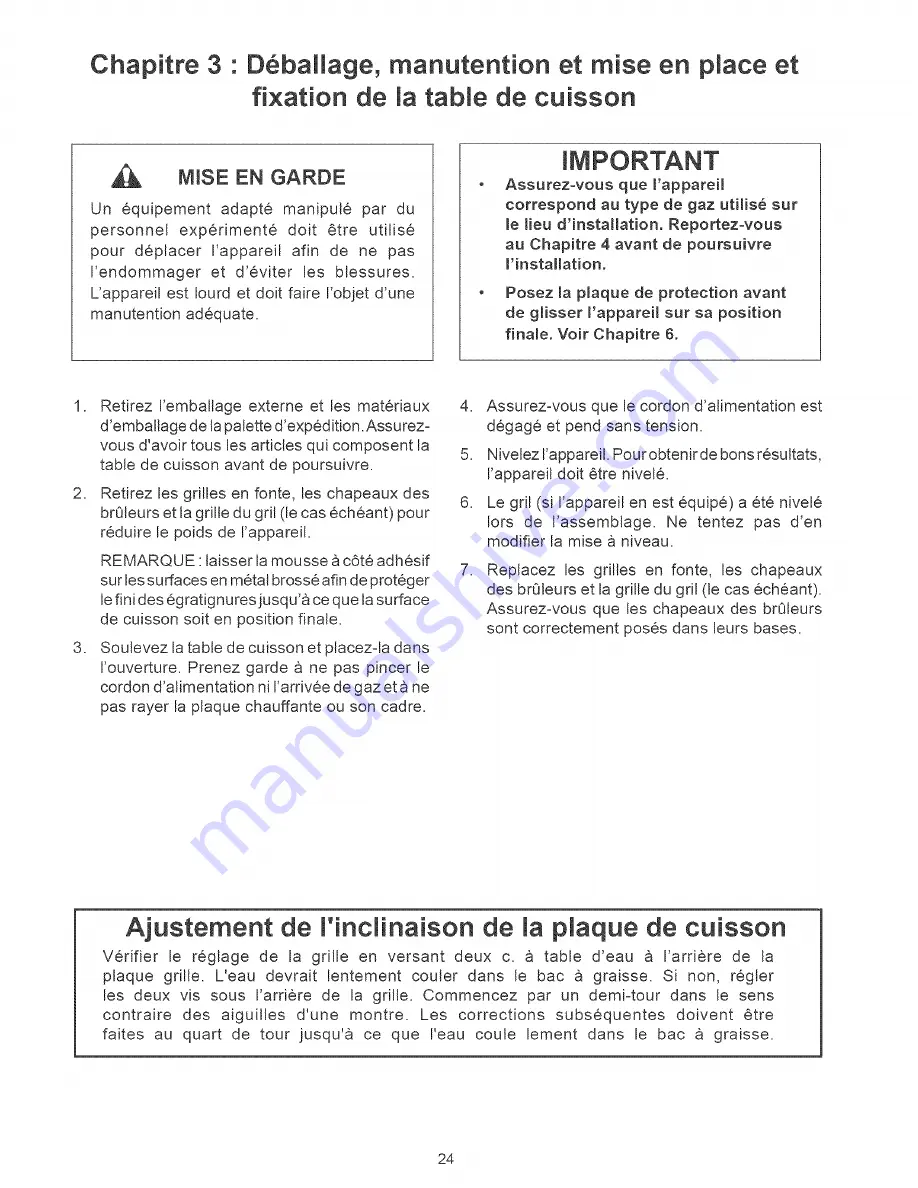 Thermador Professional P24GE Installation Instructions Manual Download Page 26