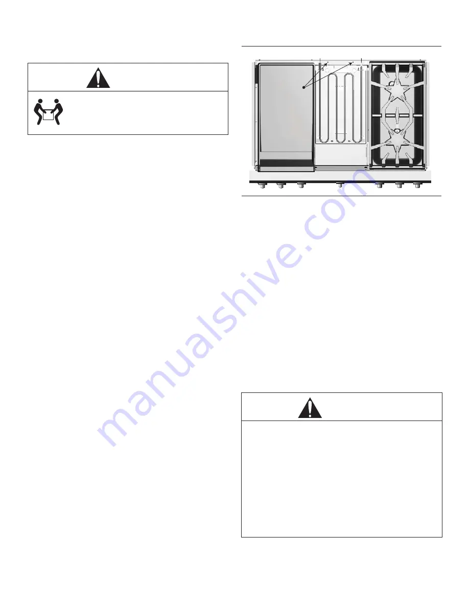 Thermador Professional PCG30 Installation Manual Download Page 12