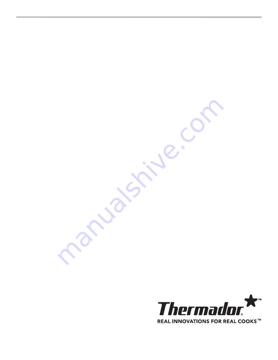 Thermador Professional PCG30 Installation Manual Download Page 50