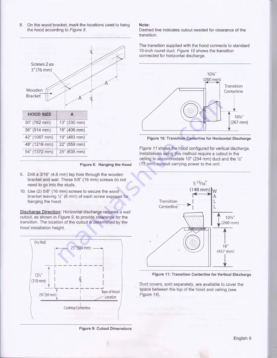 Thermador PROFESSIONAL PH30HS Installation Manual Download Page 11