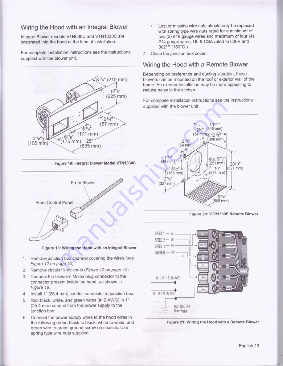 Thermador PROFESSIONAL PH30HS Installation Manual Download Page 15