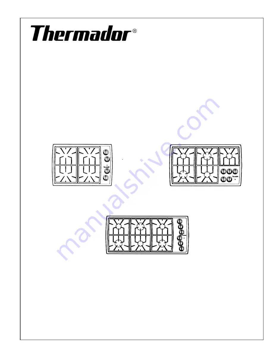 Thermador SGC304 Скачать руководство пользователя страница 1