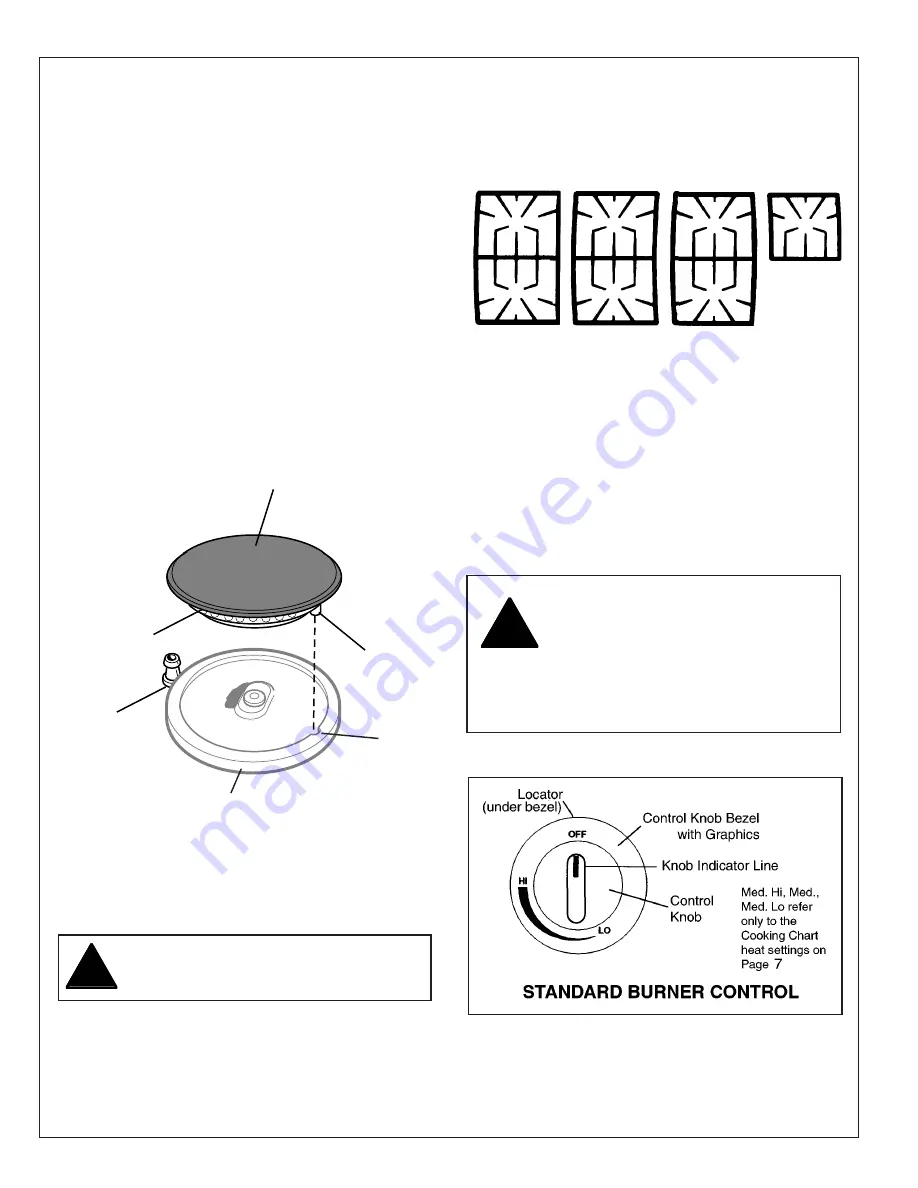 Thermador SGC304 Care And Use Manual Download Page 6