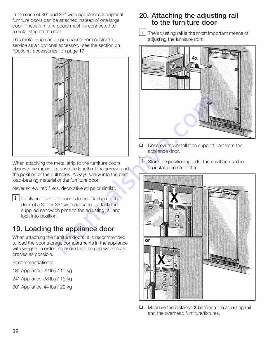 Thermador T24ID80NLP/01 Installation Instructions Manual Download Page 32