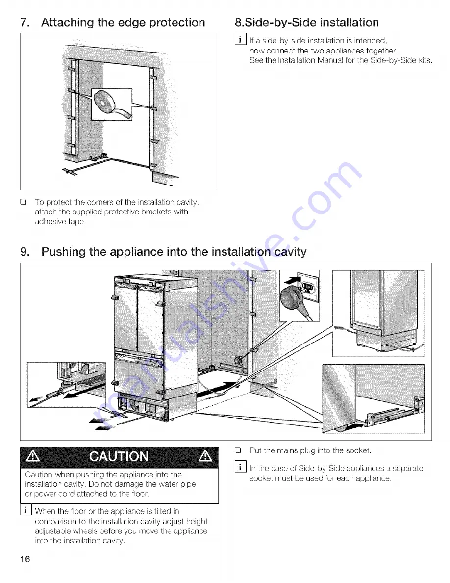 Thermador T36IT70CNS/01 Installation Instructions Manual Download Page 16