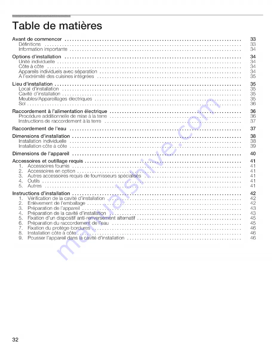 Thermador T36IT70CNS/01 Installation Instructions Manual Download Page 32