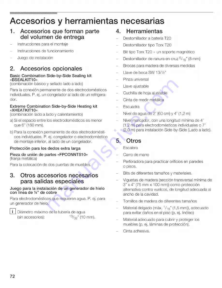 Thermador T36IT70CNS/01 Installation Instructions Manual Download Page 72