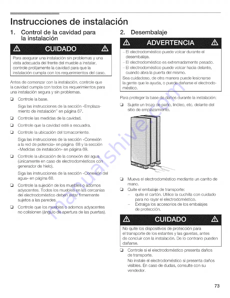 Thermador T36IT70CNS/01 Скачать руководство пользователя страница 73