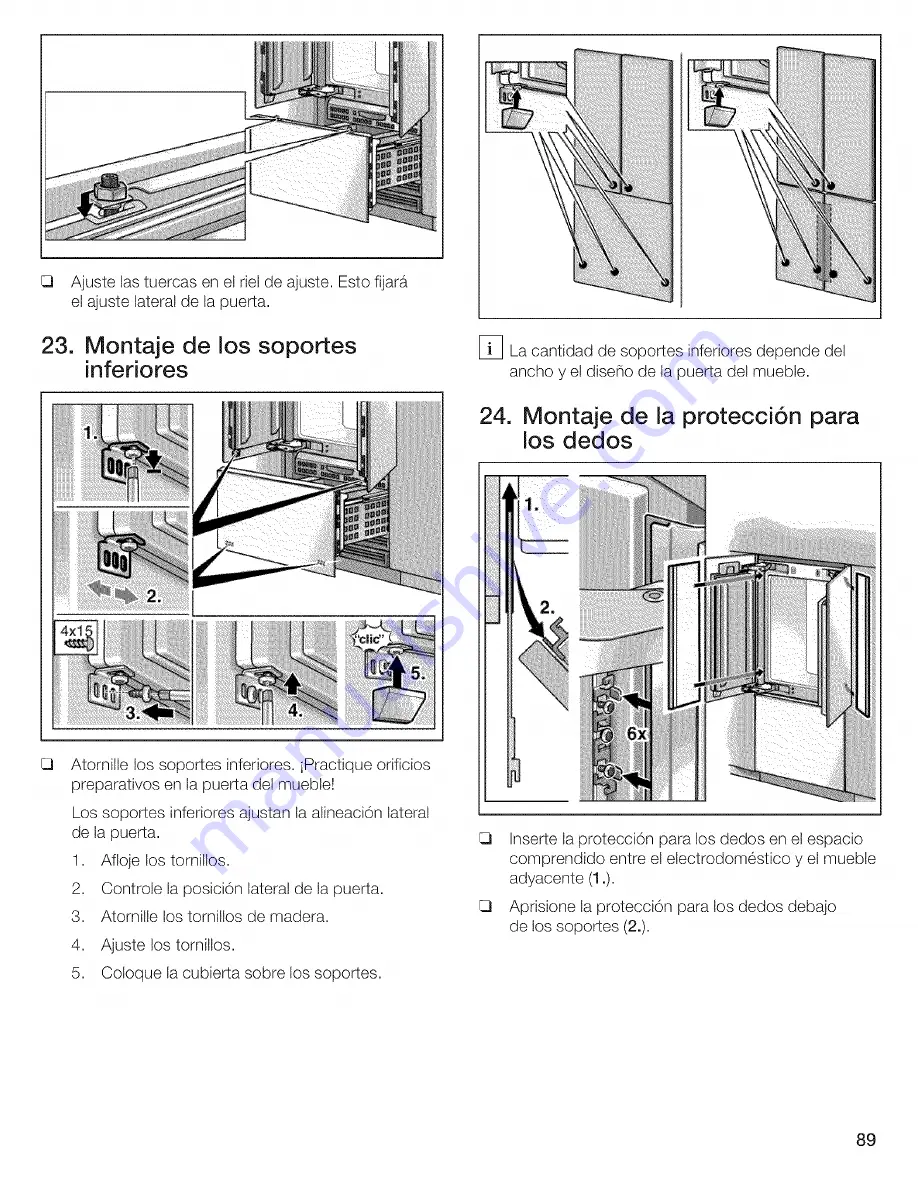 Thermador T36IT70CNS/01 Installation Instructions Manual Download Page 89