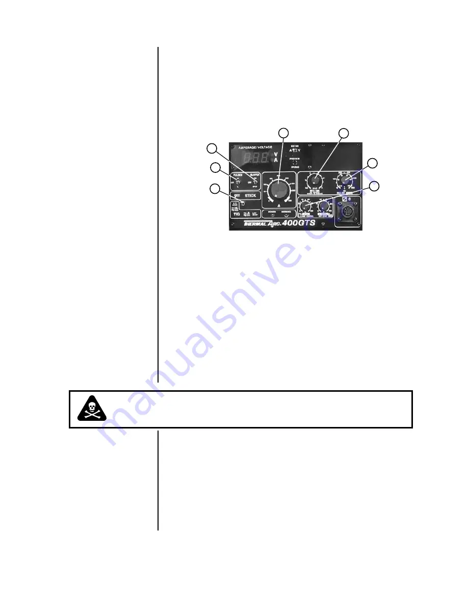 Thermal Arc 400GTS CC/TIG Operating Manual Download Page 31