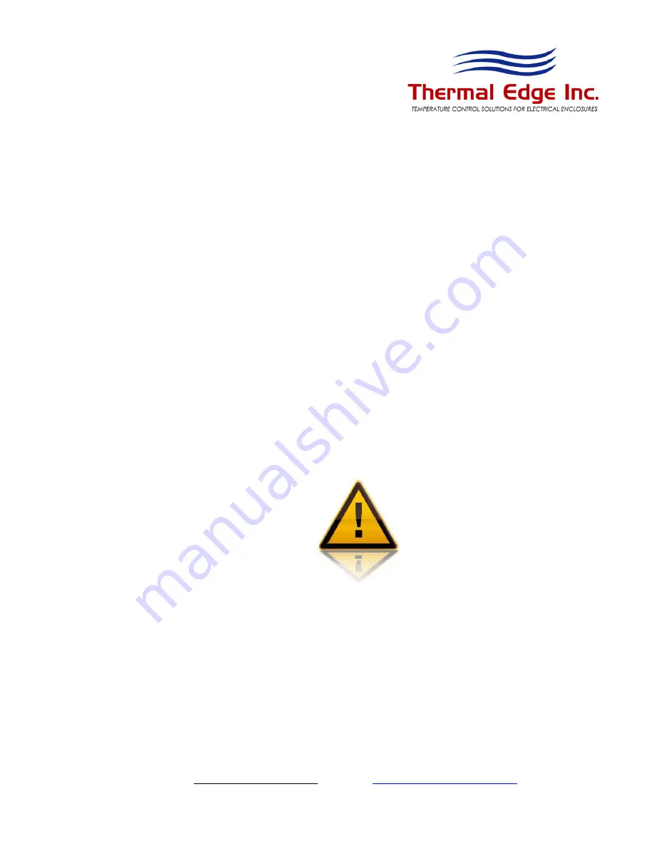 Thermal Edge HC080 Series User'S & Technical Manual Download Page 6