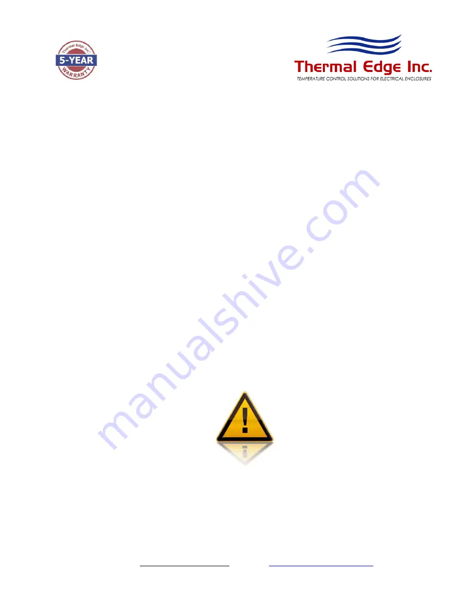 Thermal Edge TM061 Series User'S & Technical Manual Download Page 7