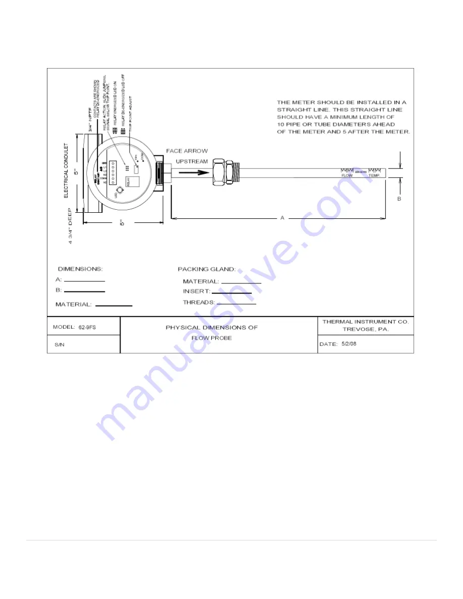 Thermal Instrument Co. 600-9 FS Скачать руководство пользователя страница 6