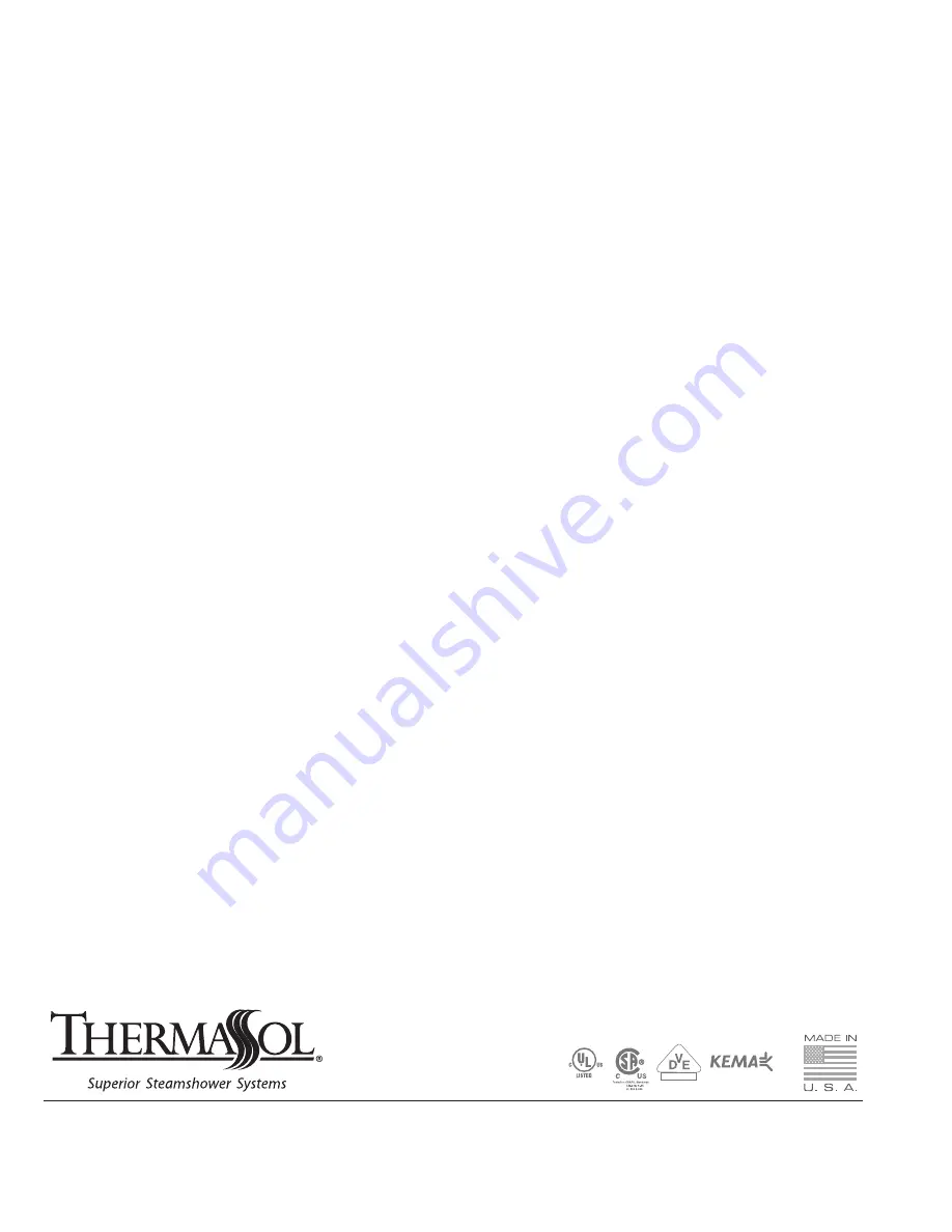 Thermasol MTC Series Installation Manual Download Page 12