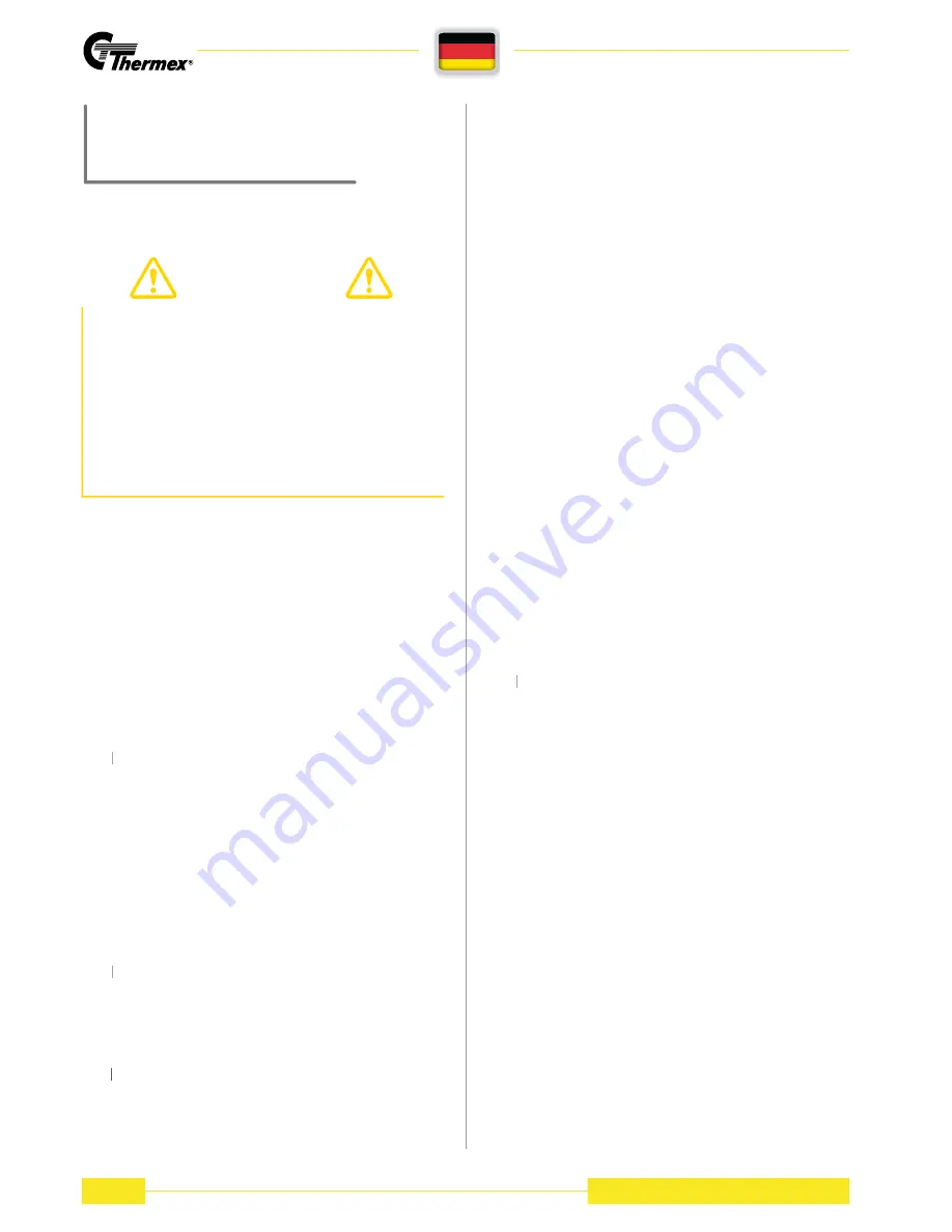 THERMEx S-DD4 Instruction Manual Download Page 34