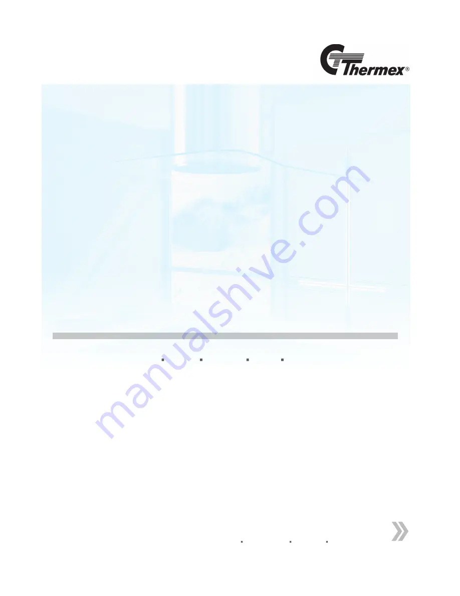 THERMEx SUPERCOOLER VI Instruction Manual Download Page 1