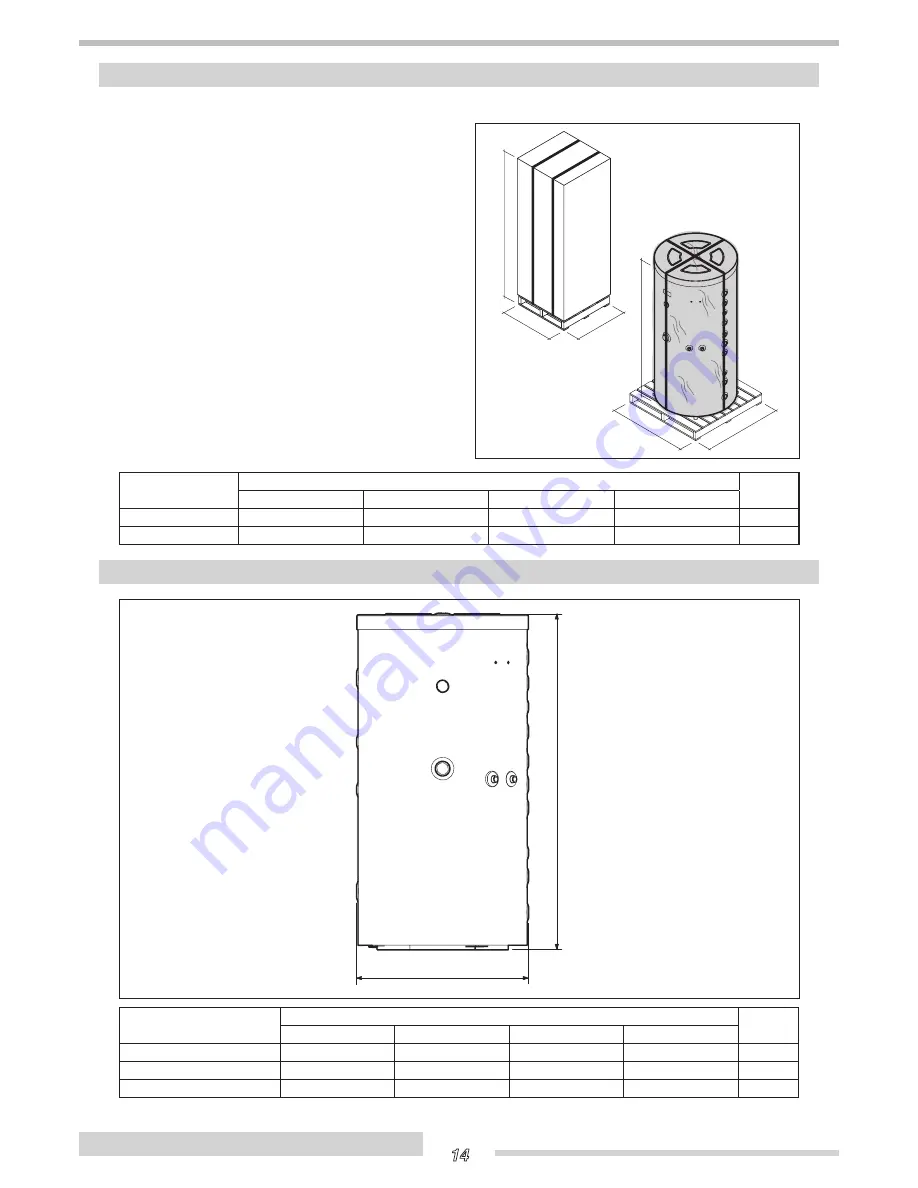 thermital THE/COMBI3 1000 Installation And Maintenance Manual Download Page 14