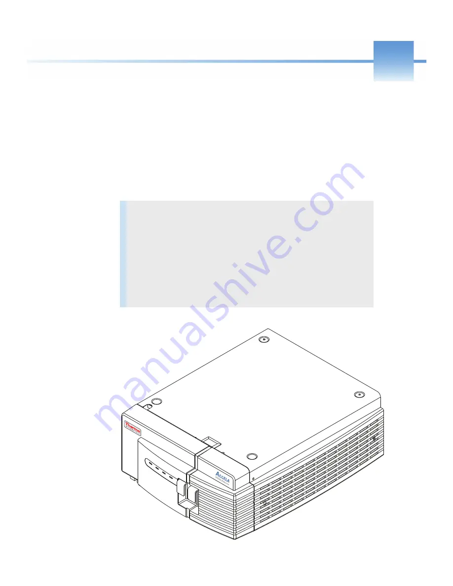 Thermo Scientific Accela UV/Vis Plus Скачать руководство пользователя страница 17