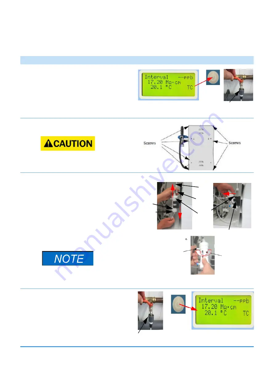 Thermo Scientific Barnstead GenPure Operating Instruction Download Page 75