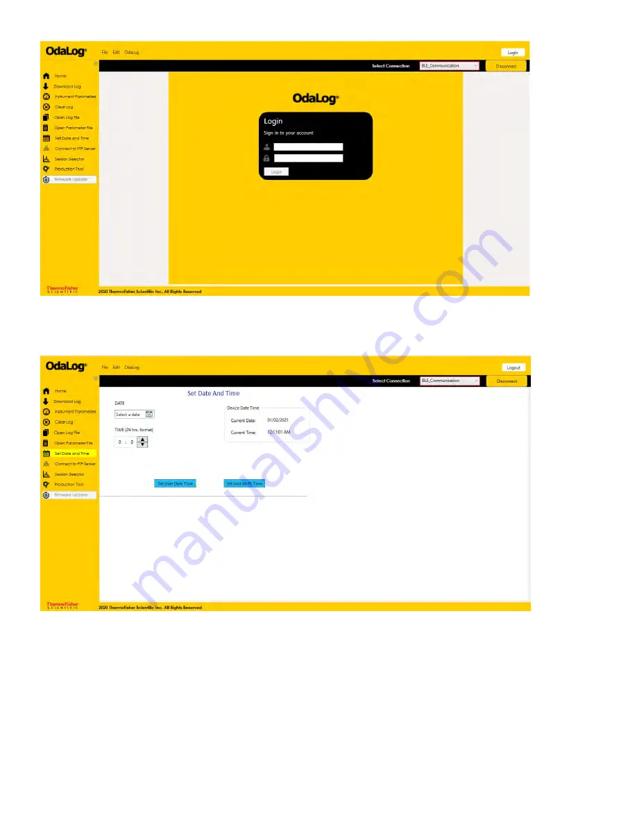 Thermo Scientific Odalog G20 User Manual Download Page 29