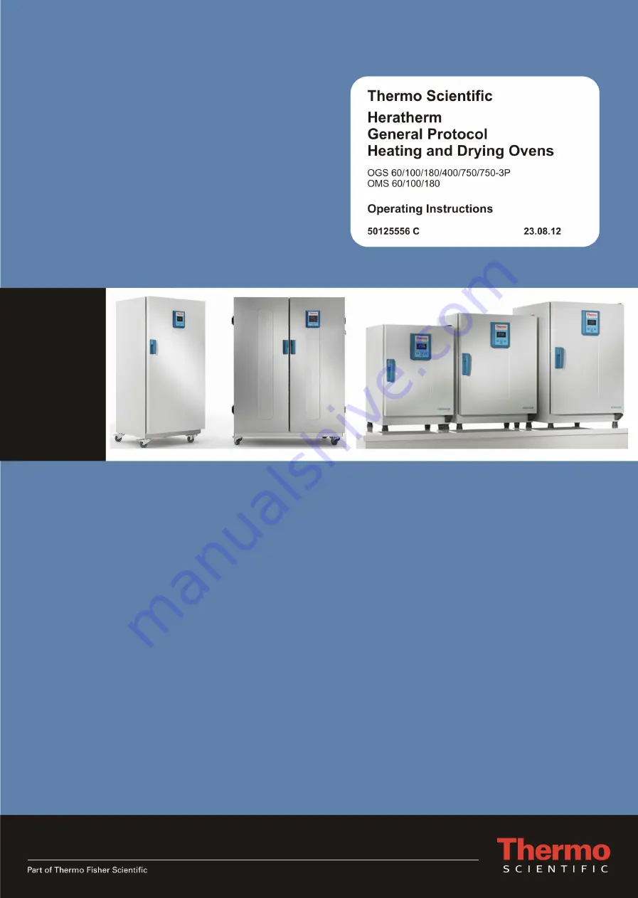 Thermo Scientific OGS 100 Operating Instructions Manual Download Page 1