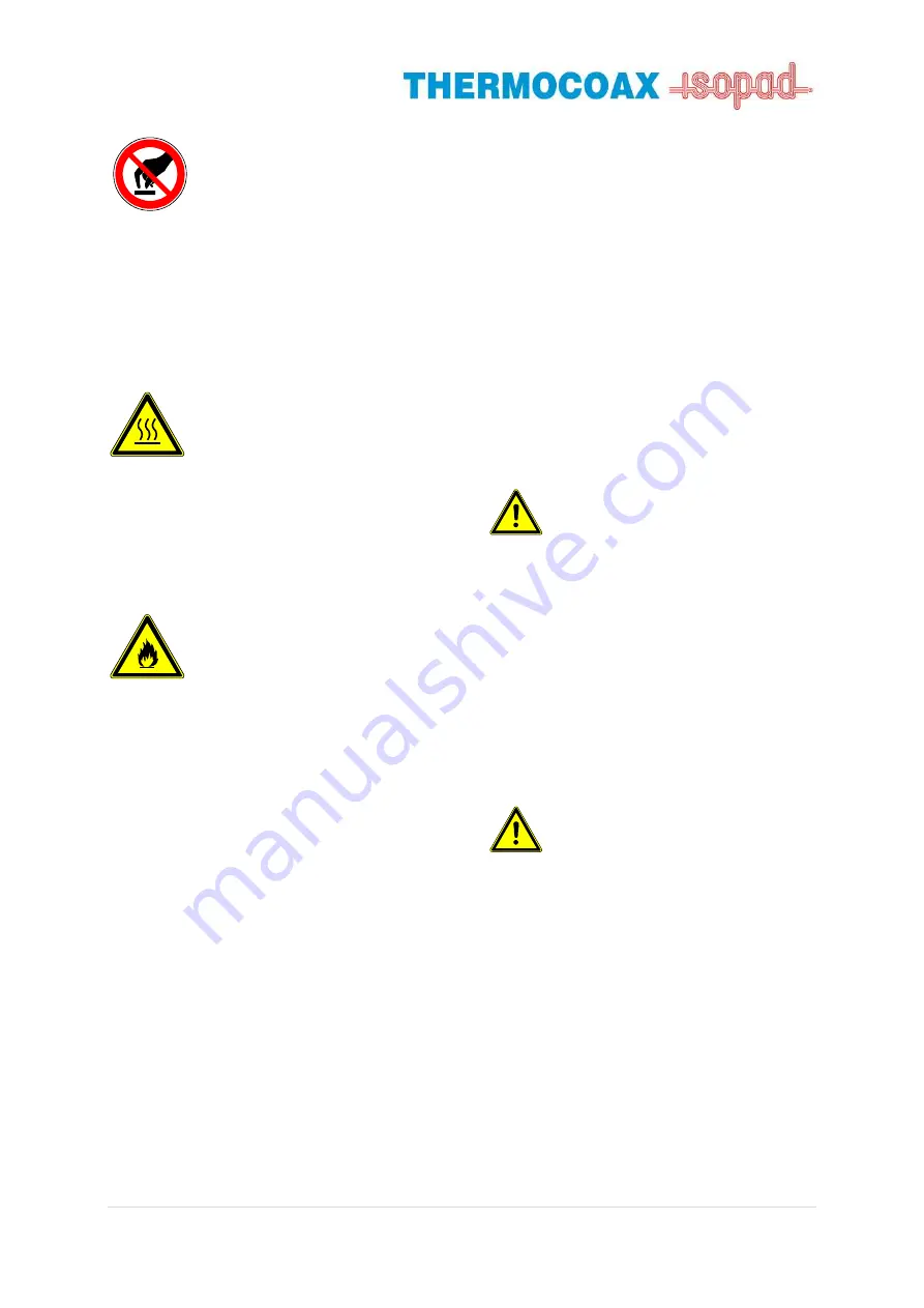 THERMOCOAX Isopad IDR-SM Series Operating Instructions Manual Download Page 13