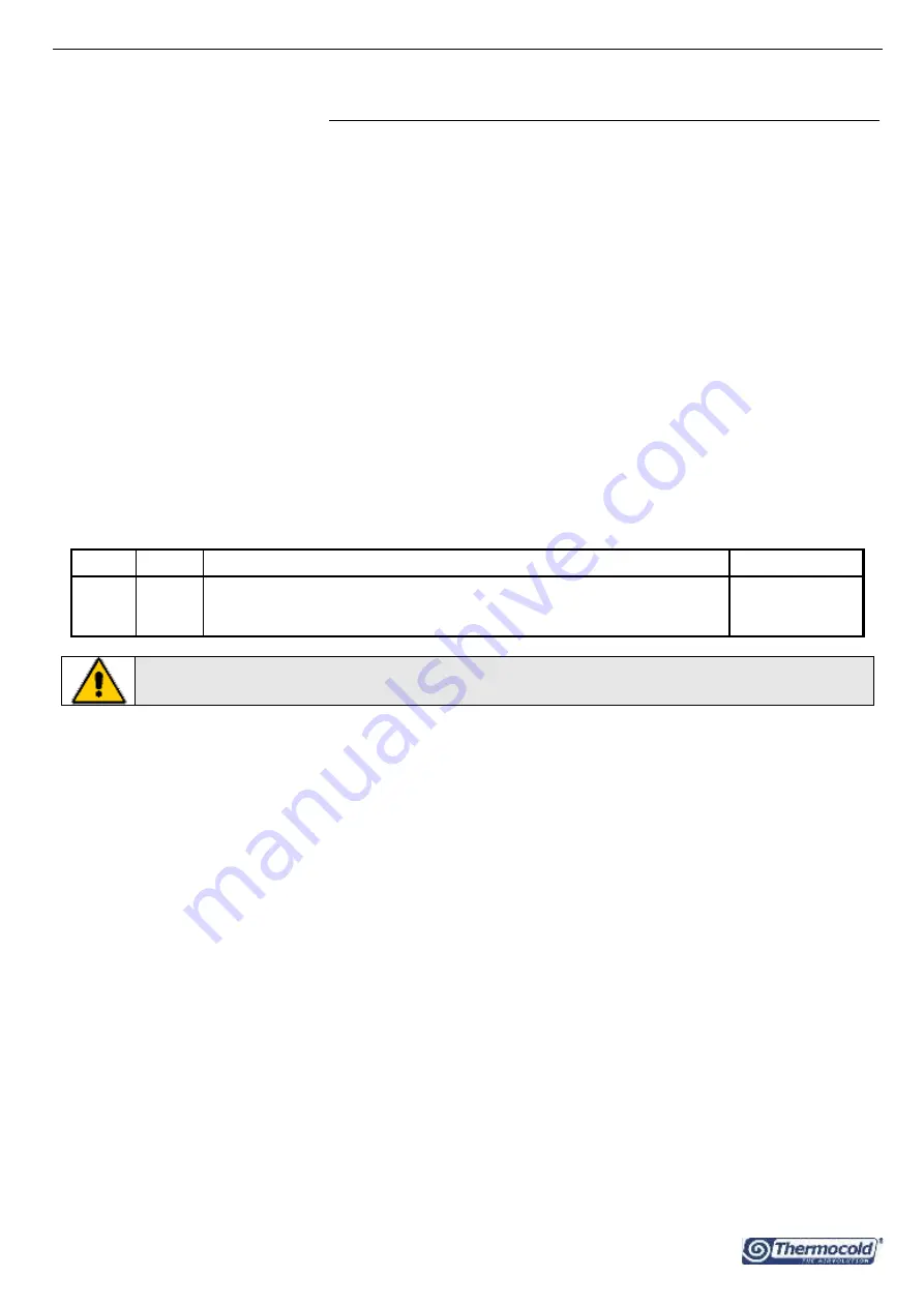 Thermocold MEX VS 112 RH Technical Bulletin Download Page 10