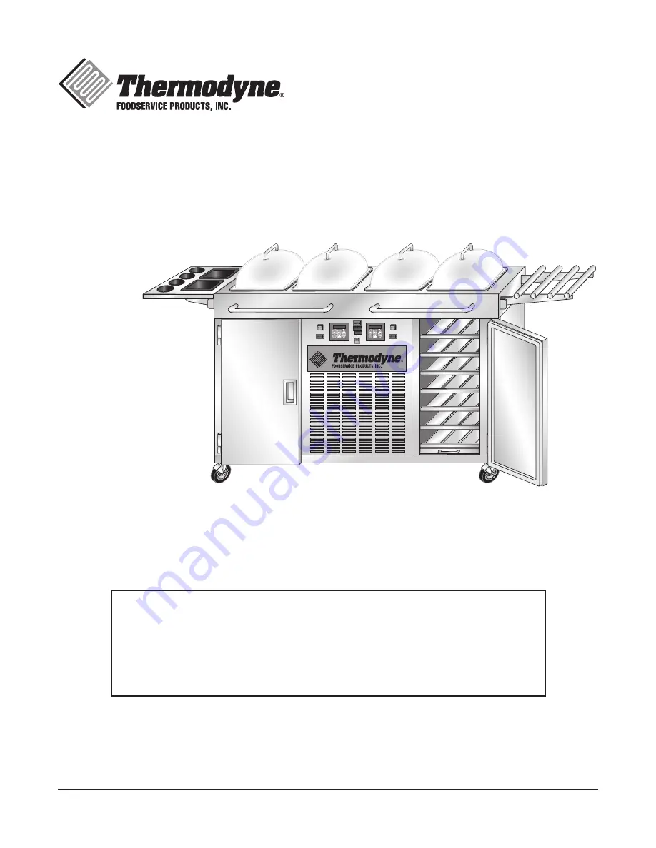 THERMODYNE 2600DP Installation & Operation Manual Download Page 1