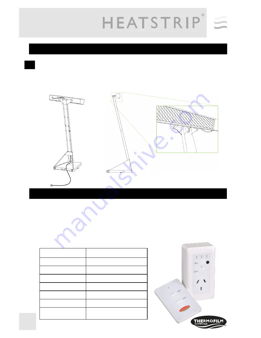 Thermofilm Heatstrip THY2200P Скачать руководство пользователя страница 10