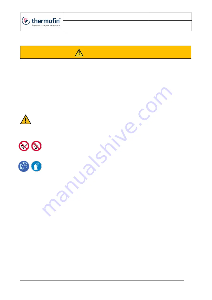 thermofin X-TDH.3-100-22-G-N-D5-BC-04 Operating And Installation Instructions Download Page 14