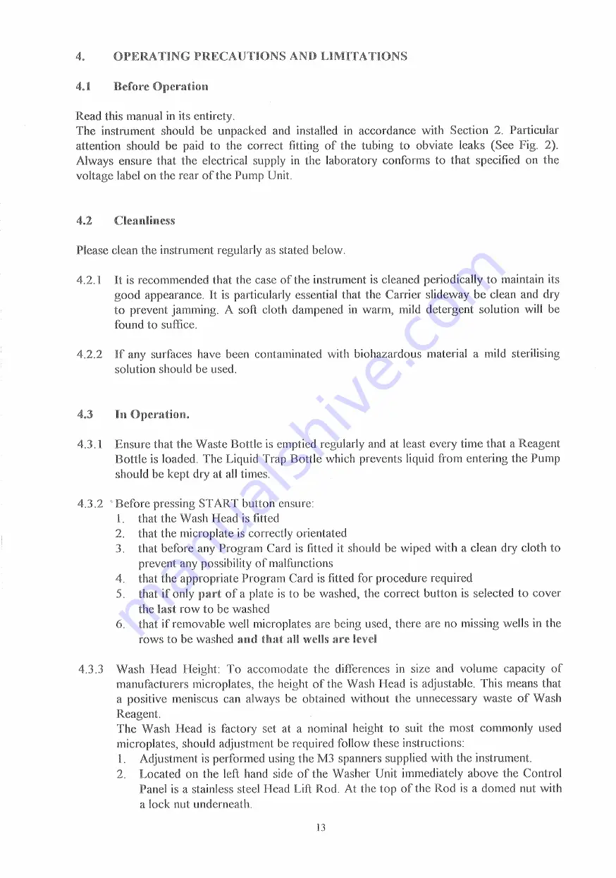 ThermoFisher Scientific Wellwash 4 Service Manual Download Page 16