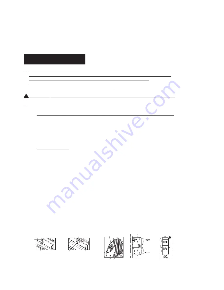 Thermoheat KFA125L User'S Manual And Operating Instructions Download Page 9