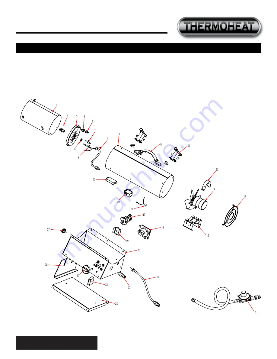 Thermoheat LPFA125/L User'S Manual And Operating Instructions Download Page 13