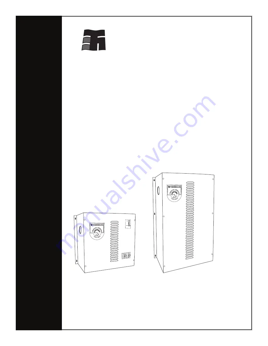 Thermolec B-10U-FFB Installation Instructions Manual Download Page 1