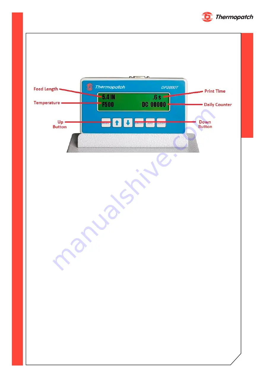 Thermopatch Deco-Print DP2000T Скачать руководство пользователя страница 22