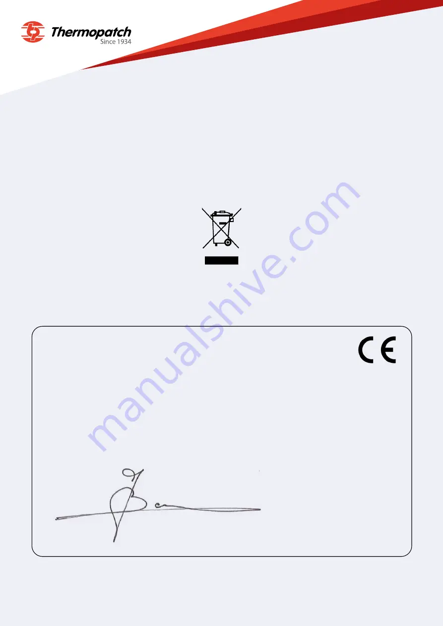 Thermopatch HS-4-C User Manual Download Page 21