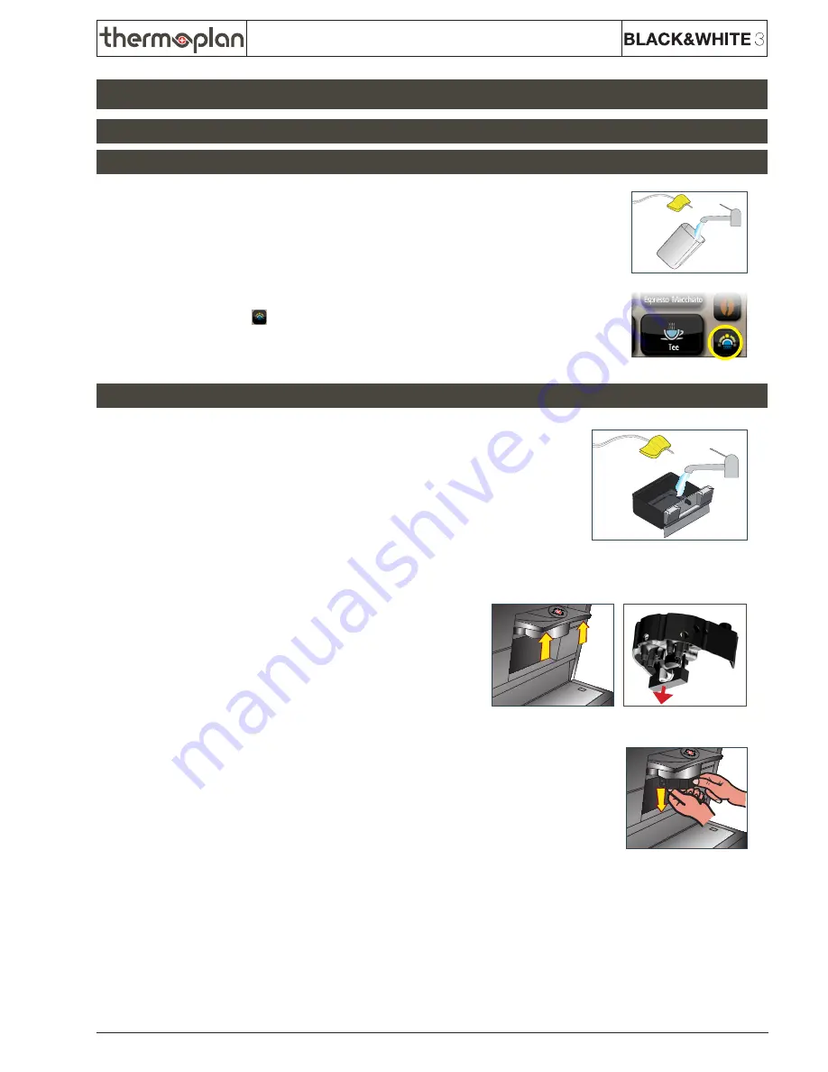 Thermoplan Black & White BW3-CTMC Operating Instructions Manual Download Page 19