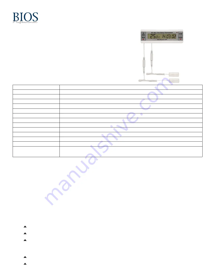 Thermor BIOS 120SC Скачать руководство пользователя страница 1