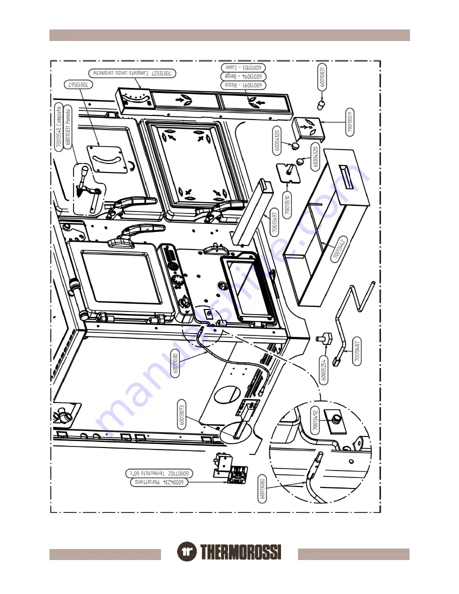 THERMOROSSI BOSKY 25 Installation, User & Service Manual Download Page 70