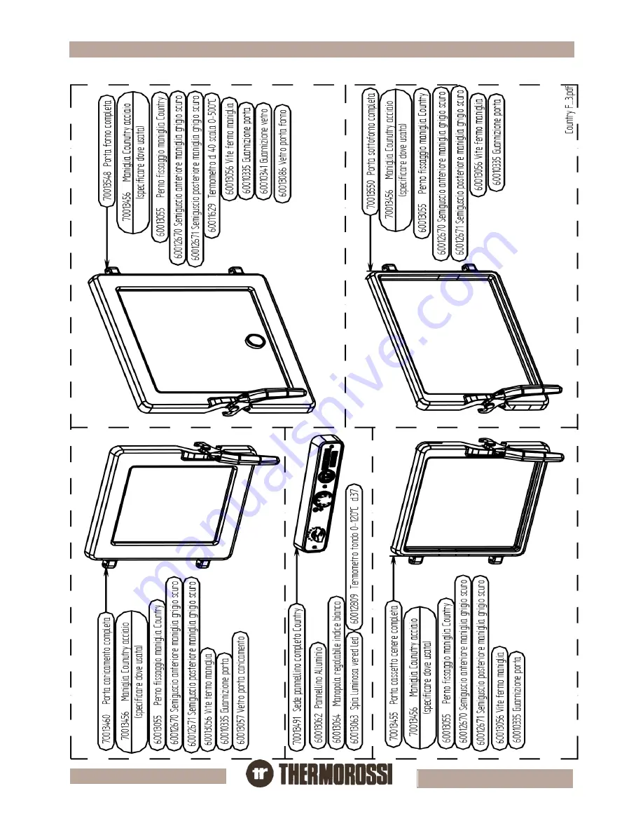 THERMOROSSI BOSKY 25 Installation, User & Service Manual Download Page 73