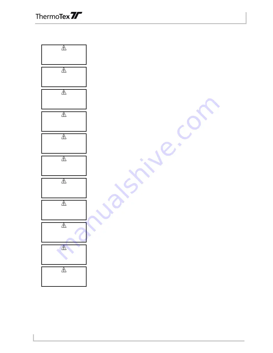 ThermoTex Thermo-Ident 1 Operating Manual Download Page 26