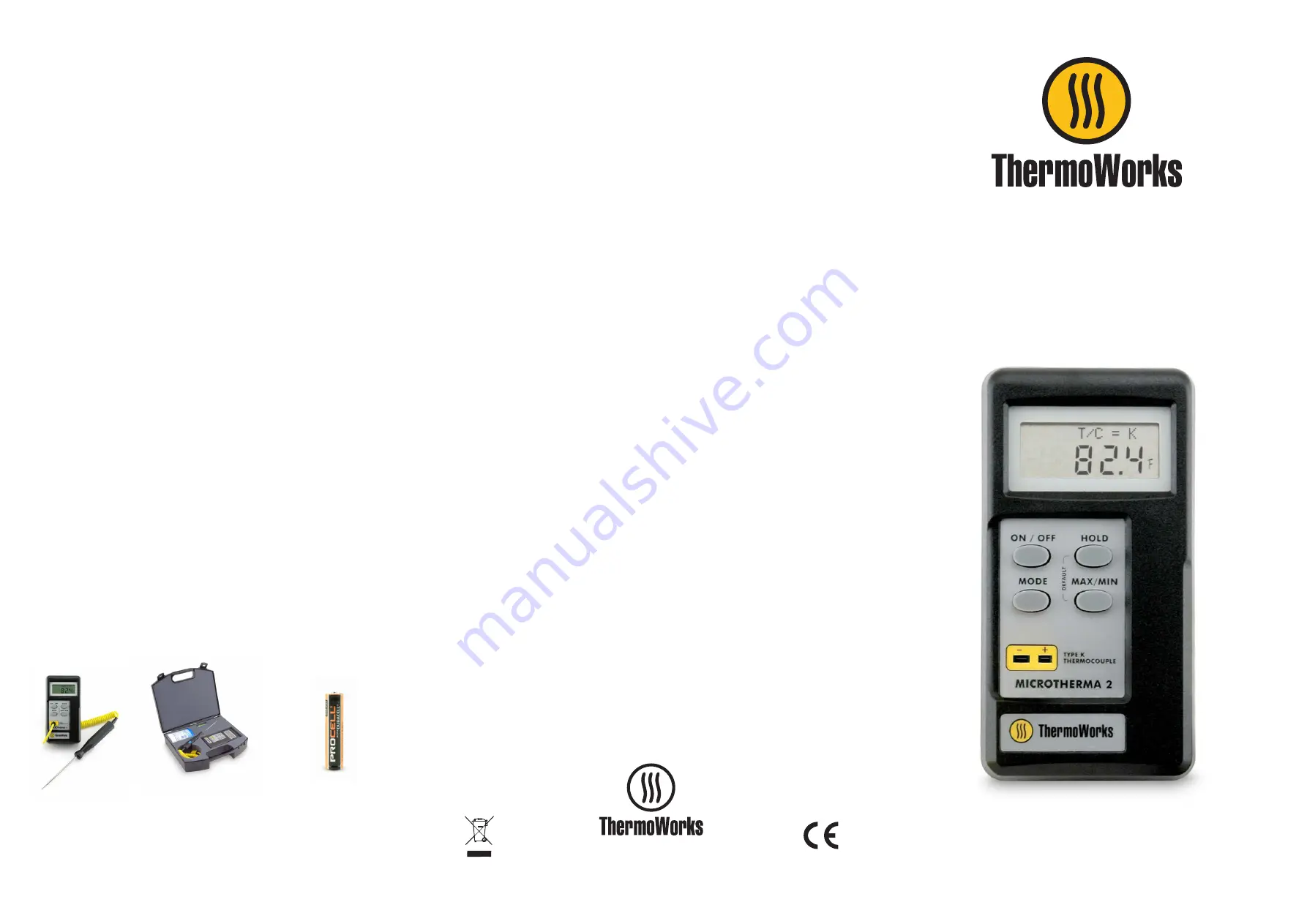 ThermoWorks MicroTherma 2K Operating Instructions Download Page 1