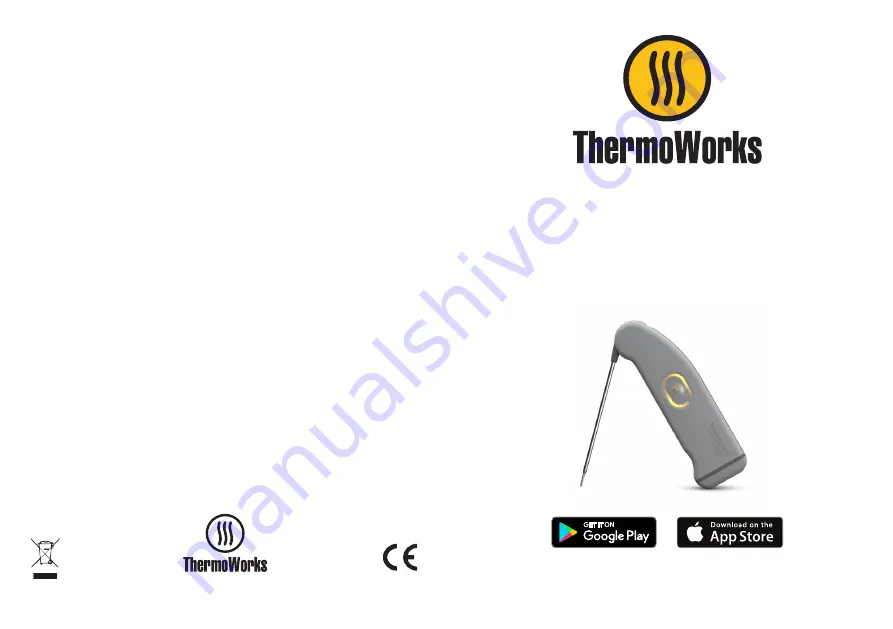 ThermoWorks Thermapen Blue Operating Instructions Download Page 1