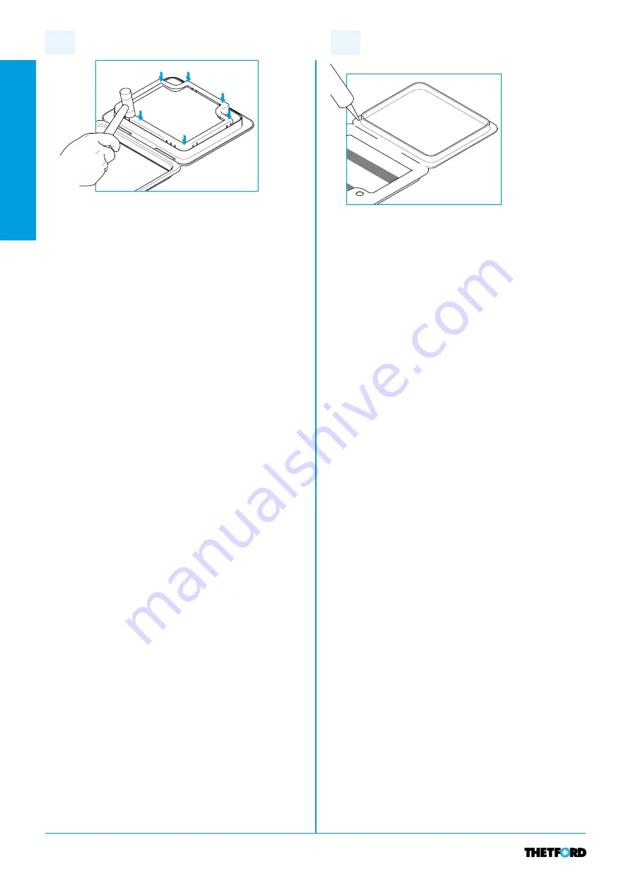 Thetford C-250CS Installation Instructions Manual Download Page 17