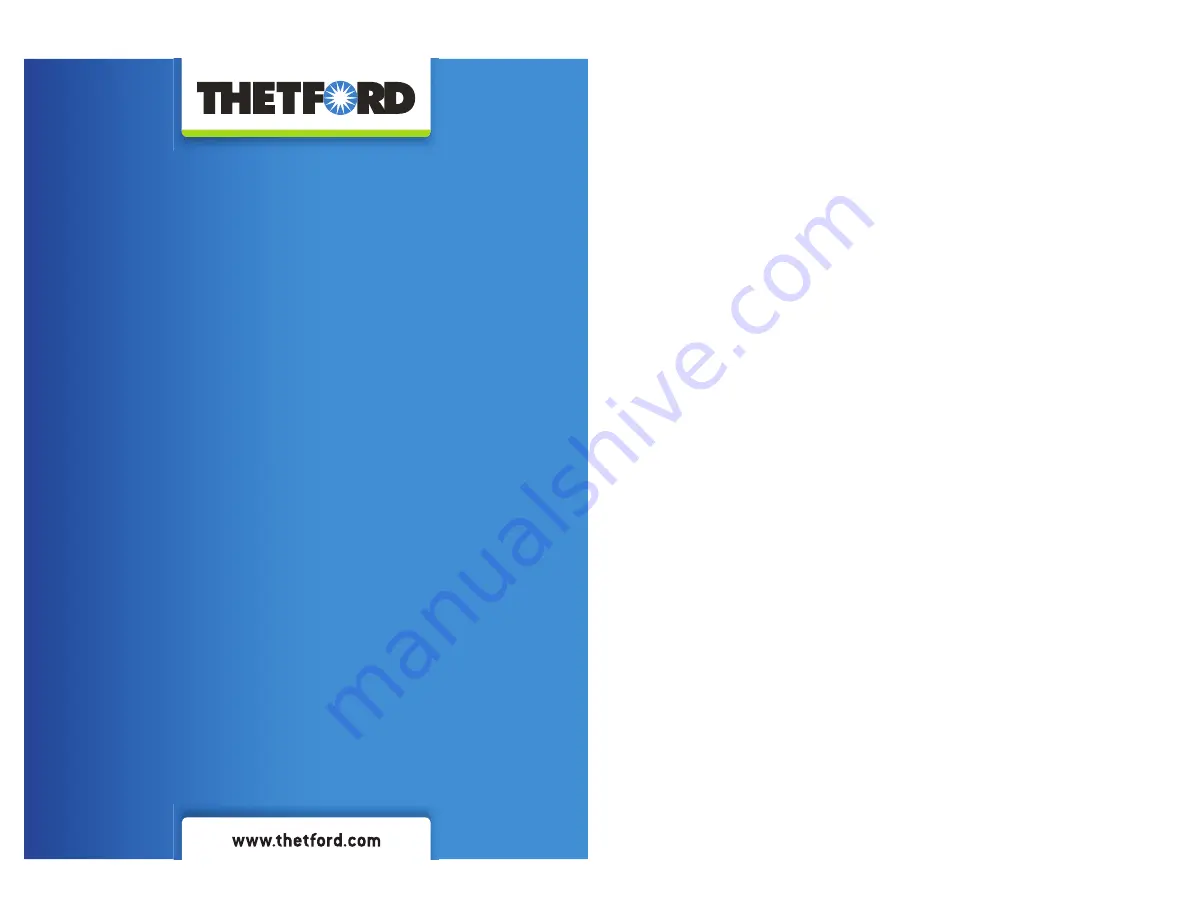 Thetford K1520 User Manual Download Page 11