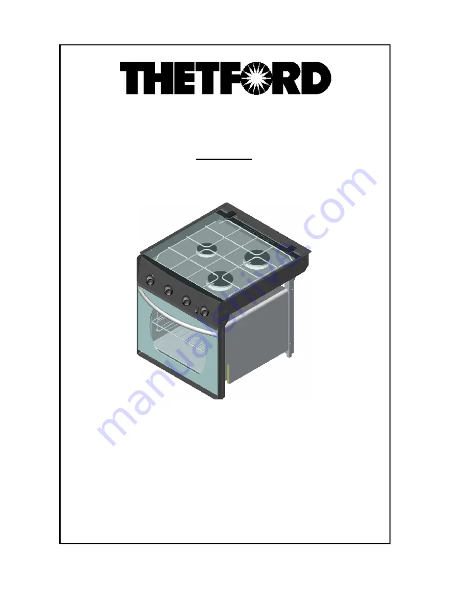 Thetford S~OH70000Z User And Installation Instructions Manual Download Page 1