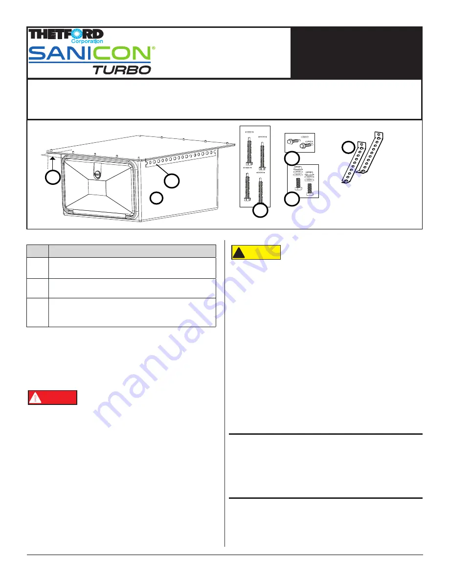 Thetford SANICON 97625 Quick Start Manual Download Page 5