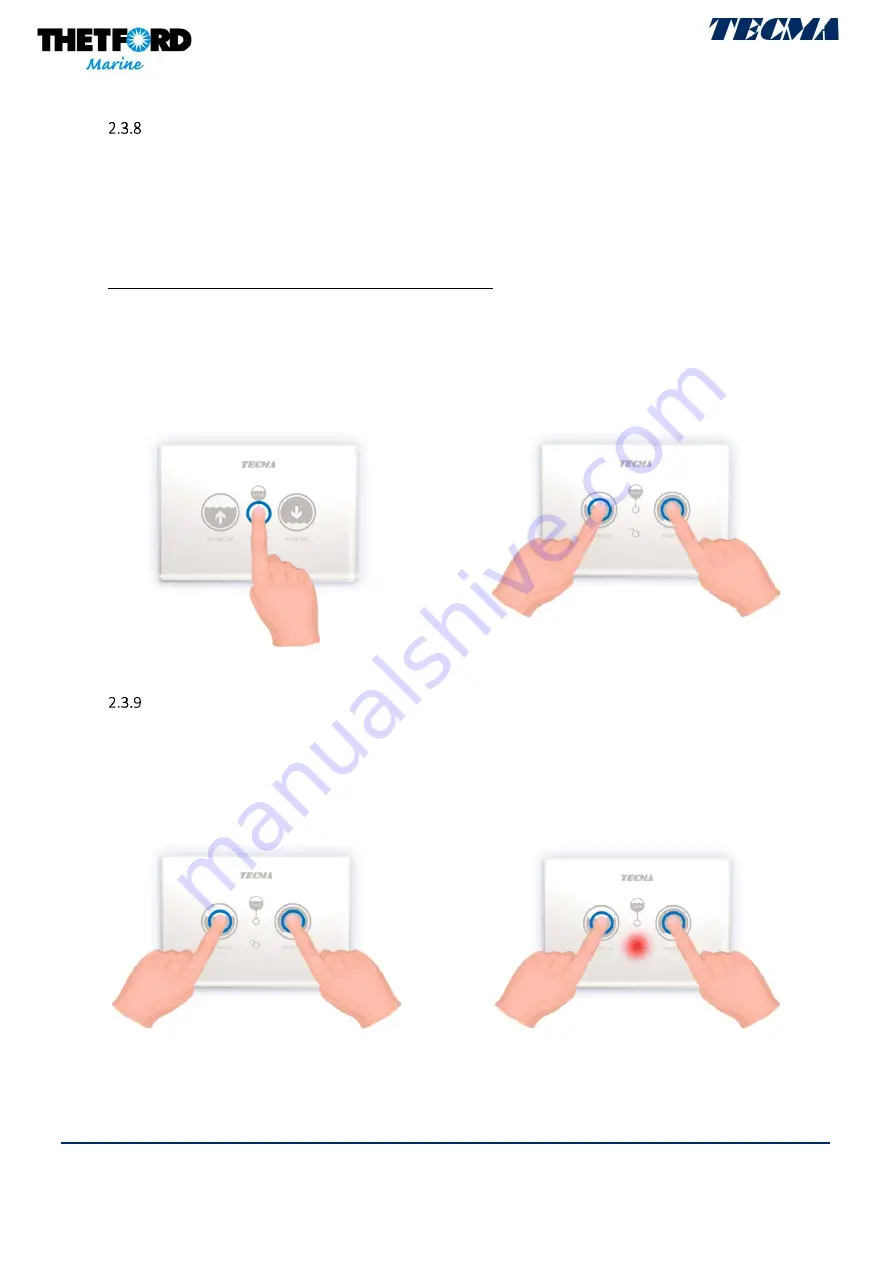 Thetford TECMA Design Series Instructions For Installation And Use Manual Download Page 52