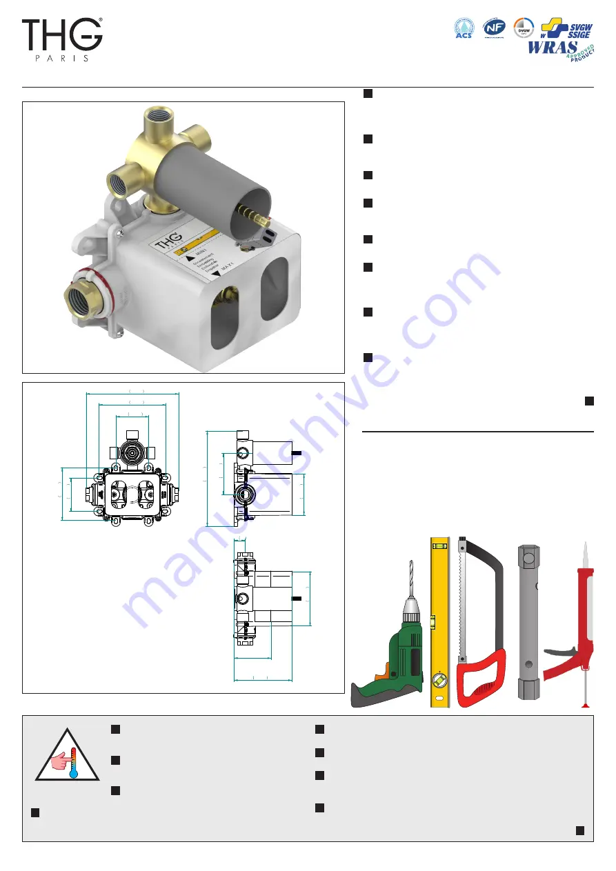 THG G00.5600AE Installation Instructions Manual Download Page 1