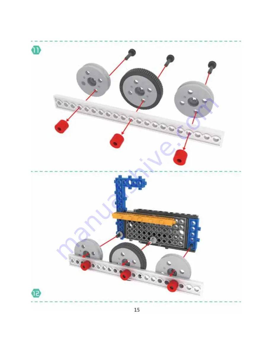 ThinkGizmos TG632 Ingenious Machines Assembly Manual Download Page 15